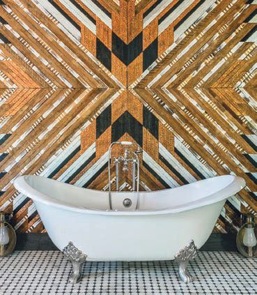 charming bathtub at Urban Cowboy PHOTO: COURTESY OF URBAN COWYBOY 